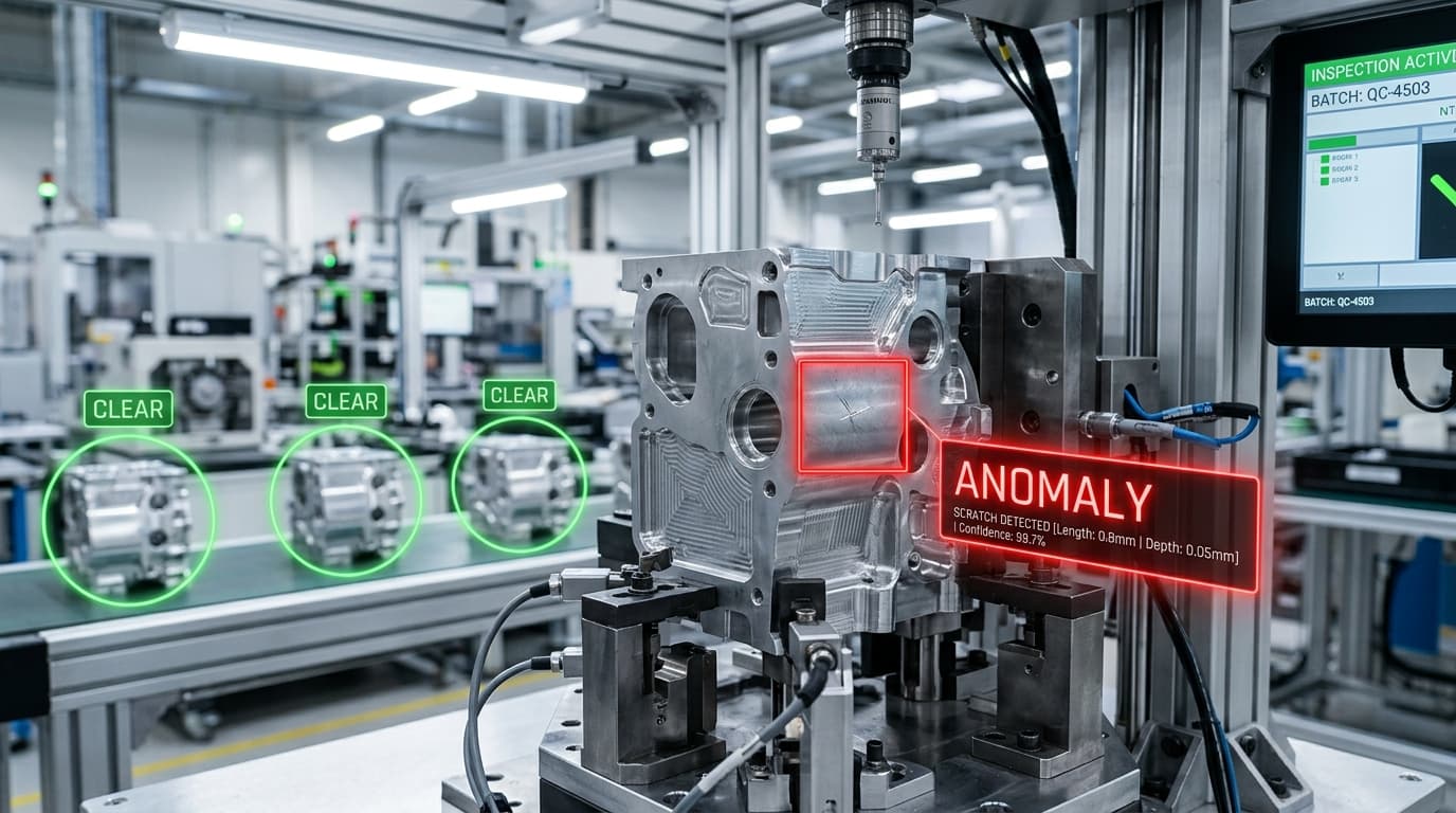Industrial production line quality control with bounding boxes